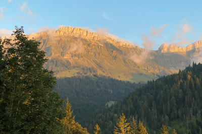 Angeschienene Berge 